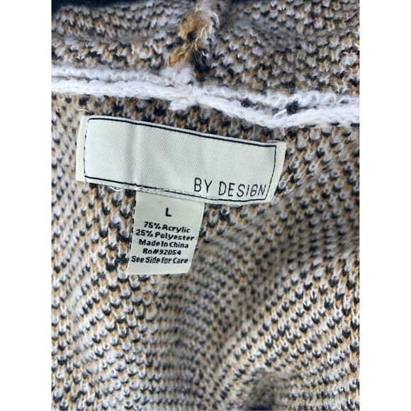 BY DESIGN ROCCO DIAMOND BLAZER IN BROWN WOMEN'S SIZE LARGE - Picture 3 of 5